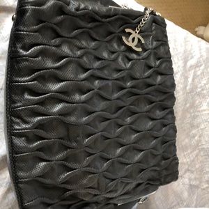 Pre own authentic channel bag , fairy used